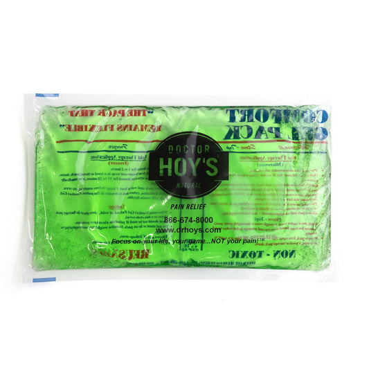 Doctor Hoy's Hot/Cold Therapy Packs, clear with green gel inside