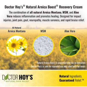 6 oz. Arnica Boost | Case of 18 | Natural Pain Relief Cream with Arnica Montana Extract for Soothing Skin Irritation | Natural Pain Relief Cream with Arnica Montana Extract for Soothing Skin Irritation