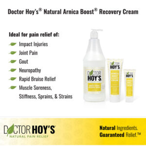 Doctor Hoy's™ Arnica Boost  | Natural Pain Relief Cream with Arnica Montana Extract for Soothing Skin Irritation (Non-CS QTY)