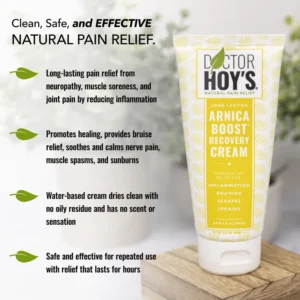 6 oz. Arnica Boost | Case of 18 | Natural Pain Relief Cream with Arnica Montana Extract for Soothing Skin Irritation | Natural Pain Relief Cream with Arnica Montana Extract for Soothing Skin Irritation